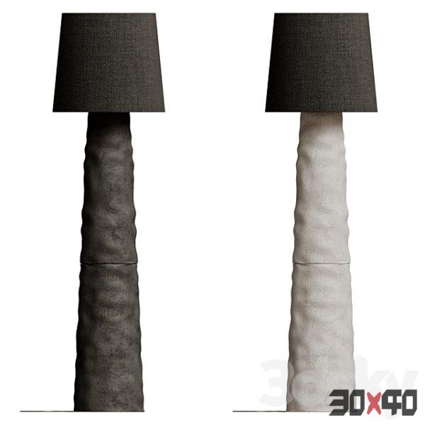 Sculpted Clay Floor Lamp By Faina-30x40 Mood