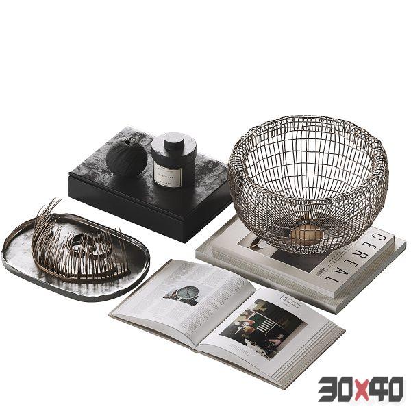 Decorative coffee table set 38-30x40 Mood