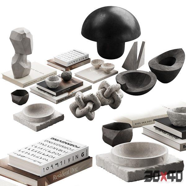 425 decorative set 042 neutral scandi accessories 01-30x40 Mood