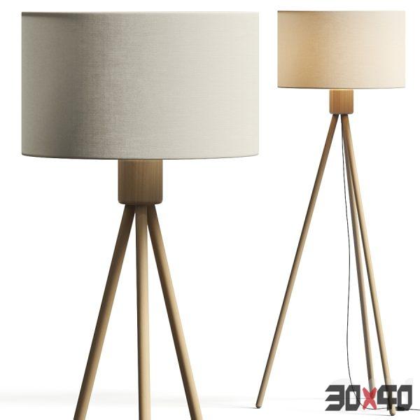 Zuiver Bamboo Fan Floor Lamp-30x40 Mood