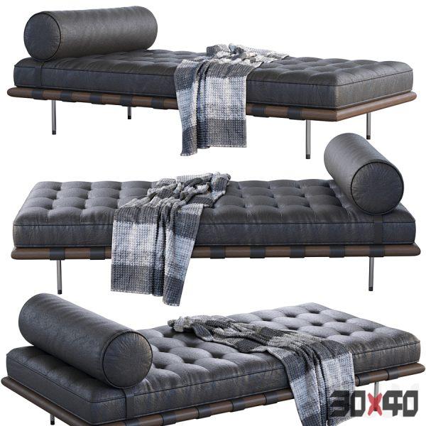 Chaise Lounge Barcelona Knoll-30x40 Mood