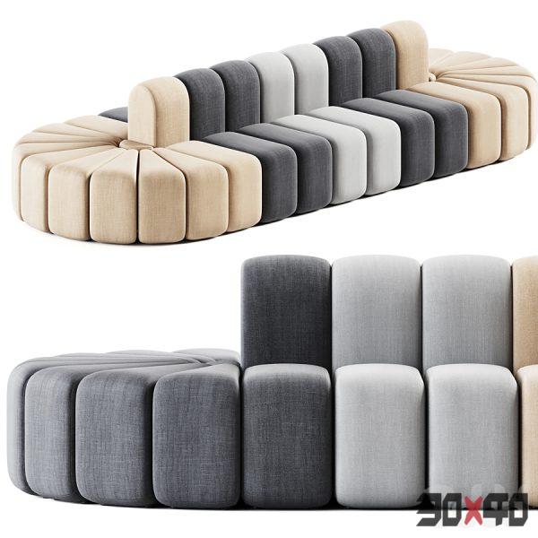 Modul Two-sided Sofa Bob by Bla Station / Two-sided sofa-30x40 Mood