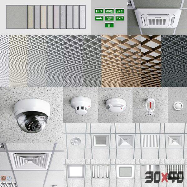 Set of ceilings Armstrong and Grilyato-30x40 Mood