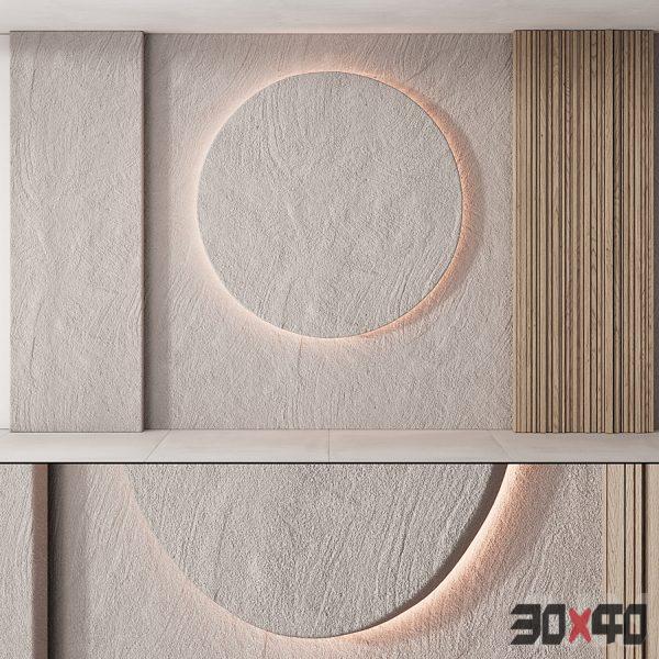 204 wall composition 03 decorative wall panel kit 02-30x40 Mood