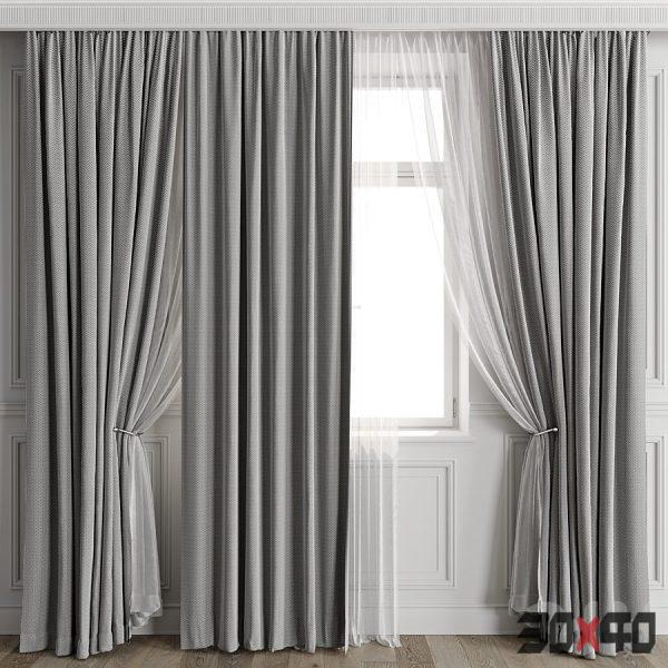 Curtains with window 497C-30x40 Mood