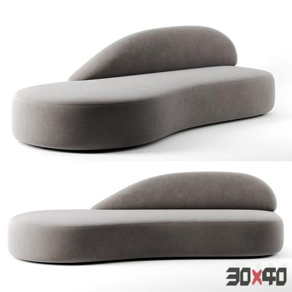 Guest sofa by La Cividina-30x40 Mood