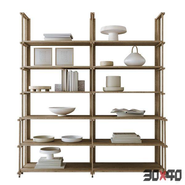 Friedman by Bolia shelving unit-30x40 Mood