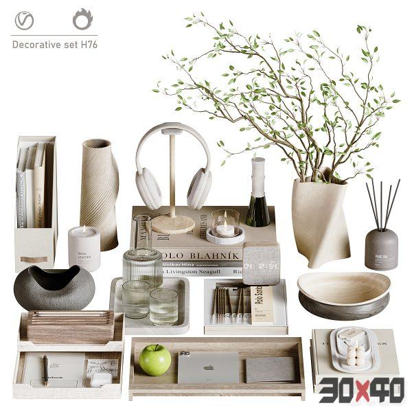 Decorative set H76-30x40 Mood