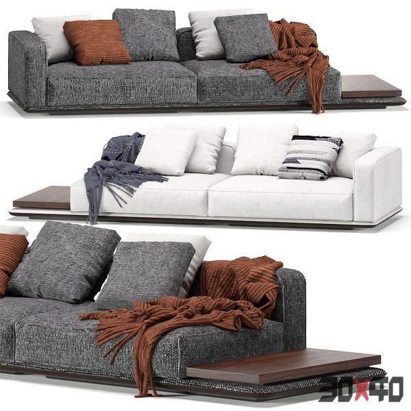 Minotti HORIZONE Modular Sofa 02-30x40 Mood