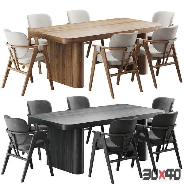 Dinning chair and table135-30x40 Mood