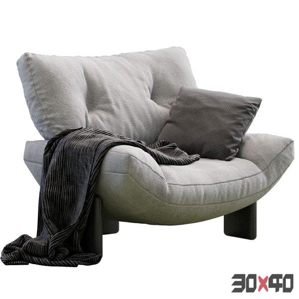 Emmi Armchair By Minotti-30x40 Mood