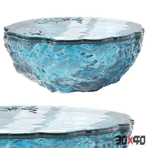 Resin Coffee Side Table-30x40 Mood