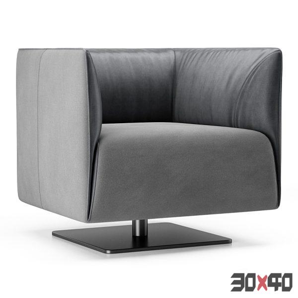 Dodi Armchair by Natuzzi-30x40 Mood