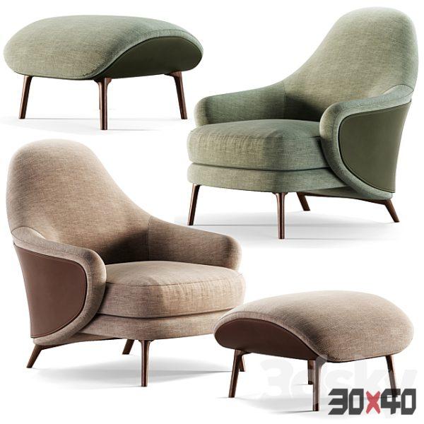 Minotti Armchair-30x40 Mood