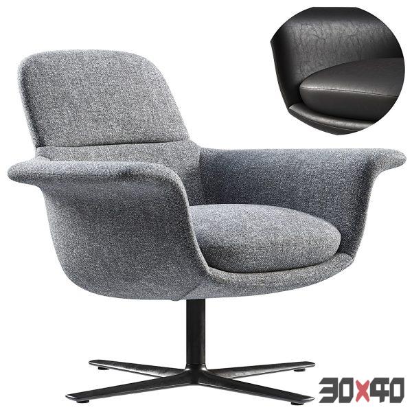 Armchair Swivel Time and Style Icarus wings-30x40 Mood