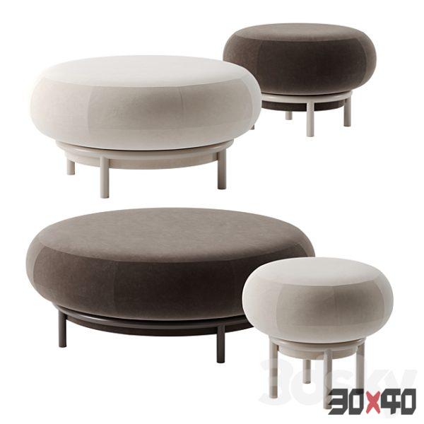 Bonsai Pouf by Bonaldo-30x40 Mood