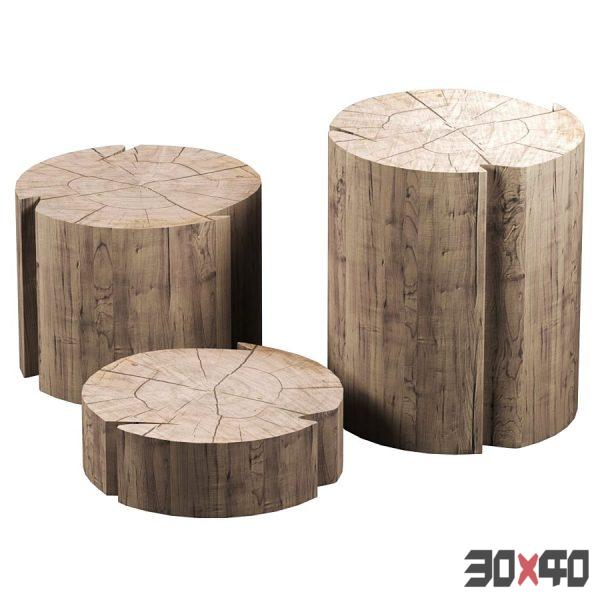 Stump tables-30x40 Mood