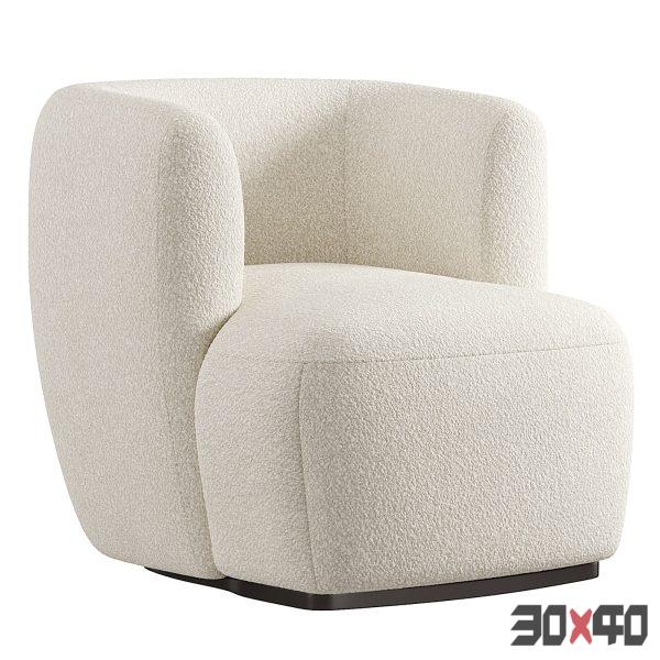 Bouclette nidou armchair-30x40 Mood