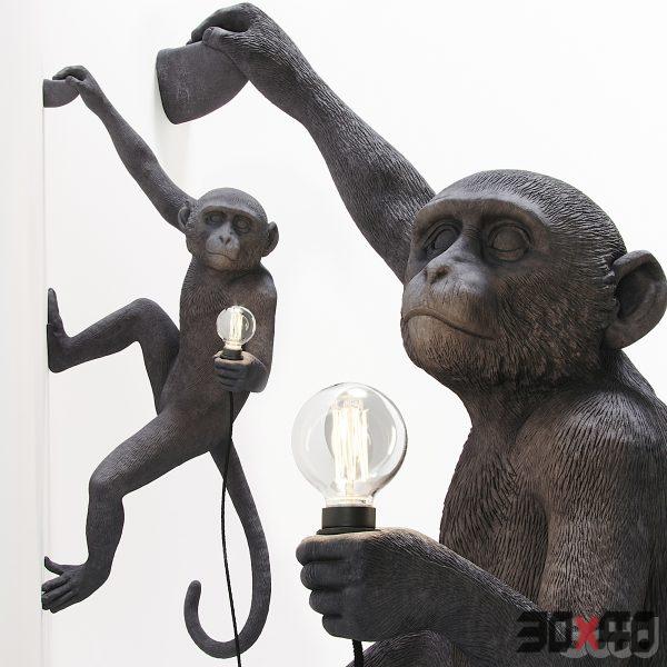 The Monkey Lamp Hanging Version Right-30x40 Mood