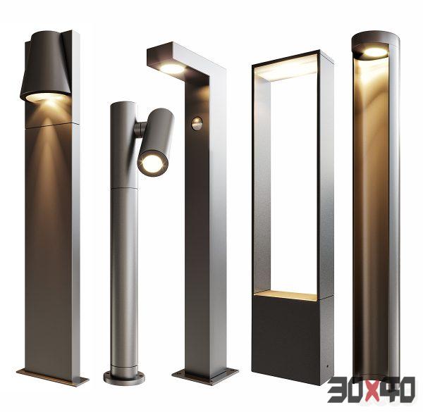 Lucide bollard lights-30x40 Mood