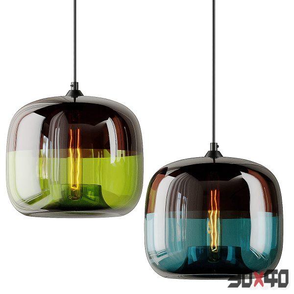 Modern Nordic Art Deco Colorful Hanging Glass-30x40 Mood