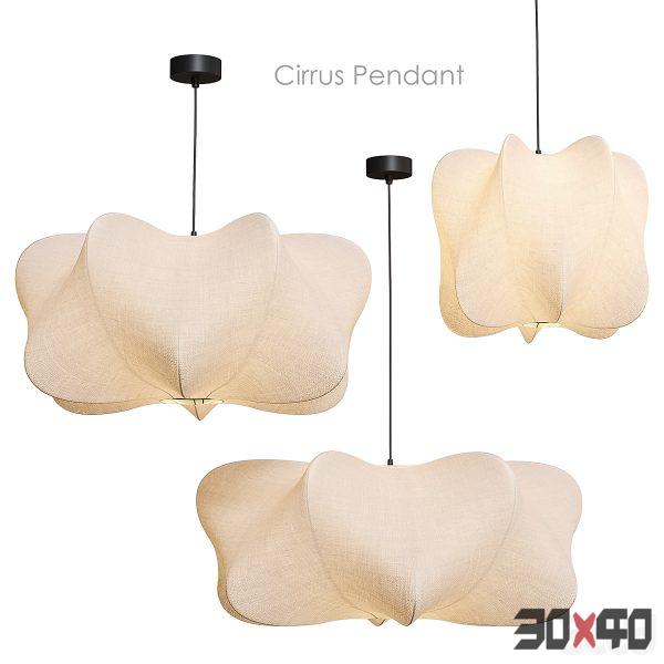 Cirrus Pendant Pendant lamp West Elm-30x40 Mood