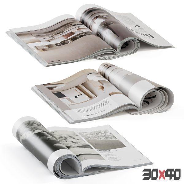 magazines rolled-30x40 Mood