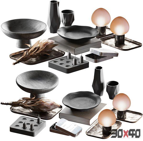 Decorative set 022 geometric-30x40 Mood