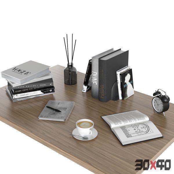 Decorative Study Room Desk - DrCG Model 013-30x40 Mood