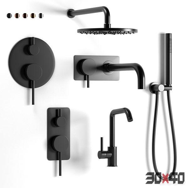 Plumbing set Paffoni, sea-30x40 Mood