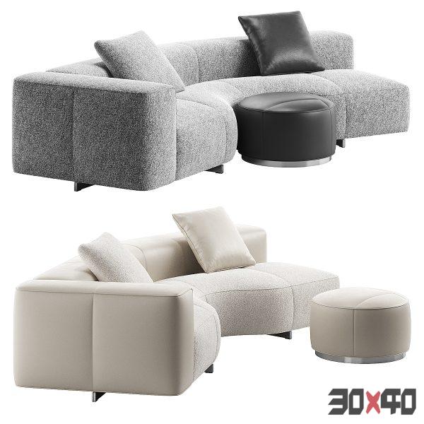 Yves Small Sofa 02 by Minotti-30x40 Mood