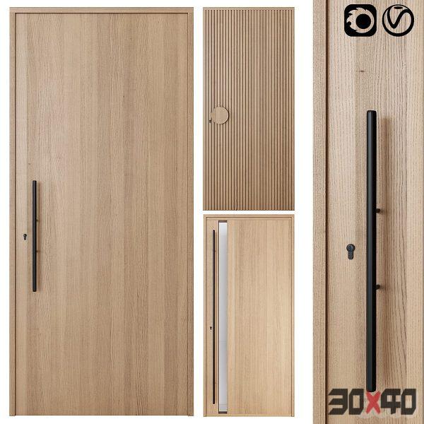 Oak Entrance Doors-30x40 Mood