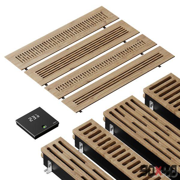 Floor Convectors set 001