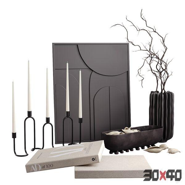 Decorative set Wavy