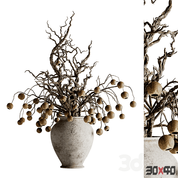 Clay Pot Dried Fruit Bouquet 02