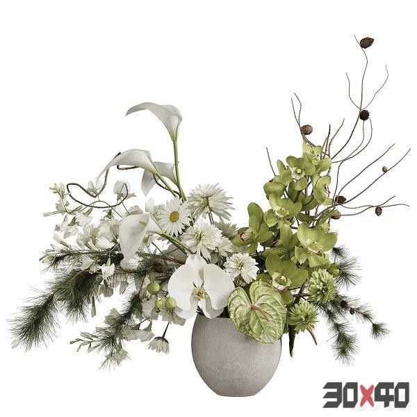 Flower In Vase 75-30x40 Mood