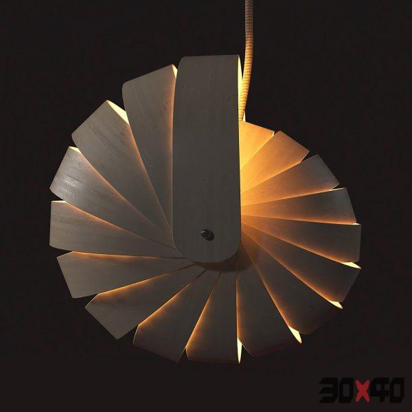 Lamp Nautilus Lightshade Natural