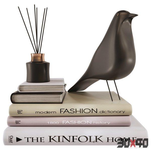 Eames Bird Decor Set-30x40 Mood