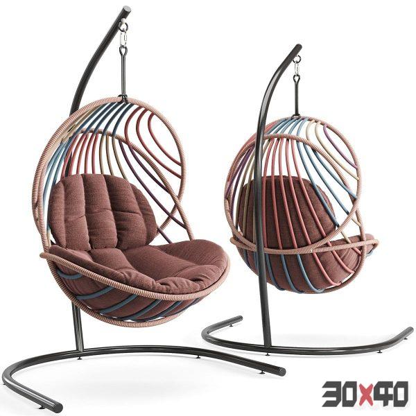 Dedon Hanging Lounge Chair Kida-30x40 Mood