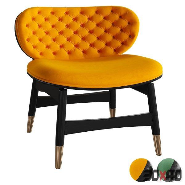 Homary-Green Accent Chair Leath-aire Upholstered Chair Tufted Wide Hug Backrest Chair-30x40 Mood