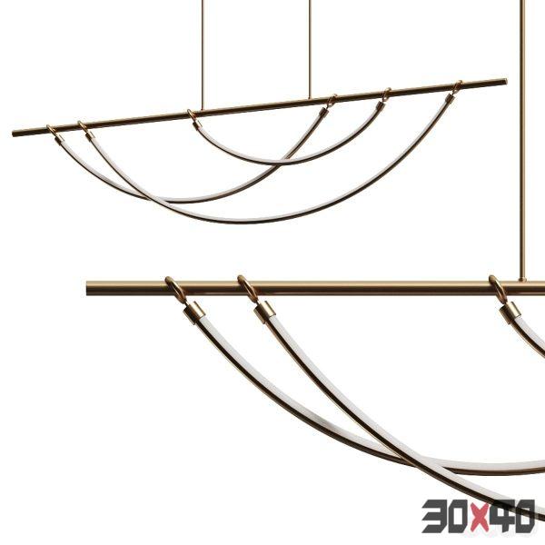 Alora Aryas Linear Pendant Lamp