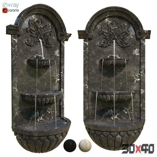 Classic Wall Fountain 02