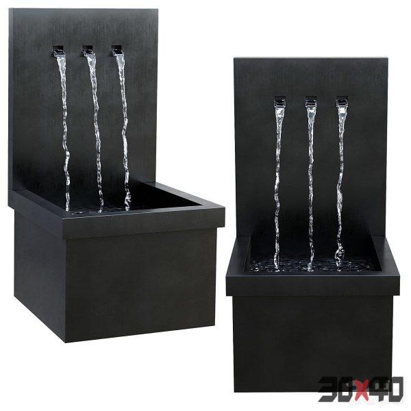 Modernist Wall Fountain-30x40 Mood