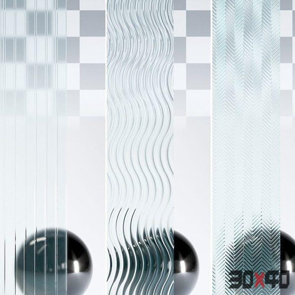 Glass 4K Materials V1-5 - 3 materials