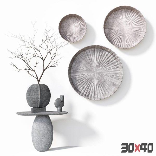 Wabi-sabi decorative set