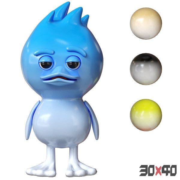 Tud Toy Colors Think Freely collectible toy in five colors-30x40 Mood