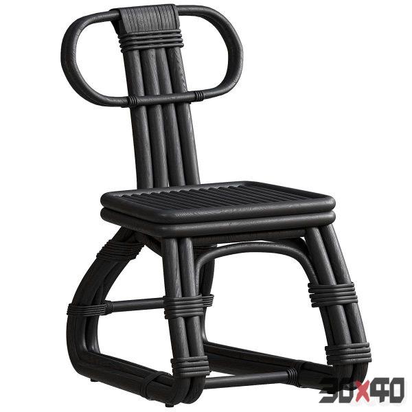 Urbana Dining Chair Black Rattan-30x40 Mood