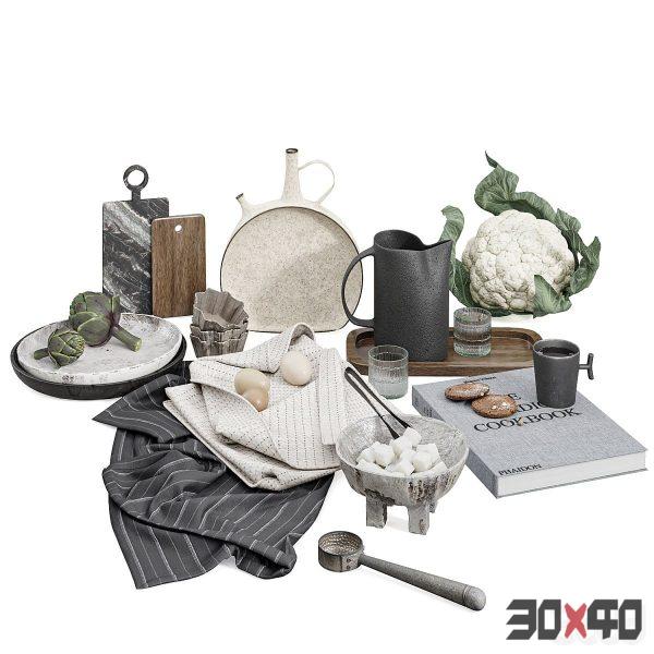 Decorative set for the kitchen-30x40 Mood
