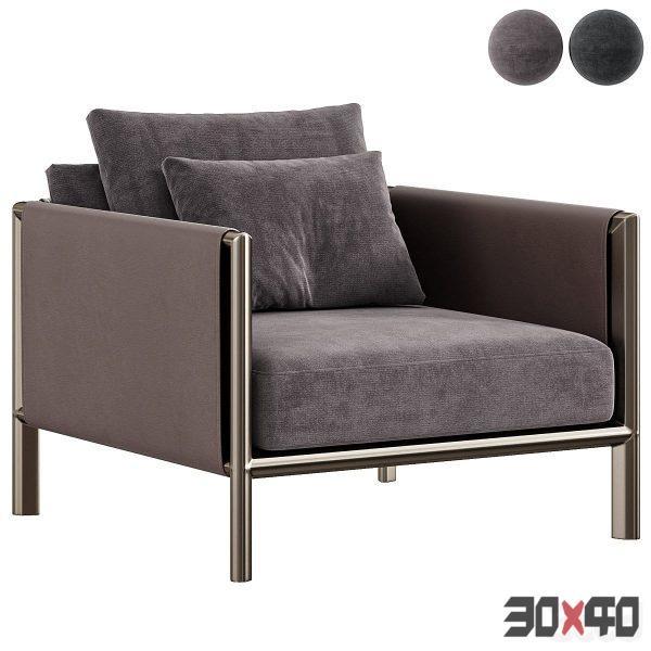 Frame Gray Armchair-30x40 Mood