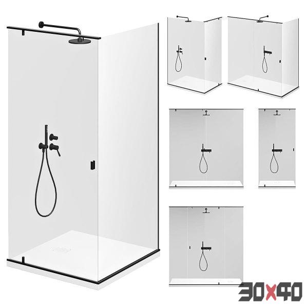 AGAPE shower Plan-a and trays PDX-30x40 Mood